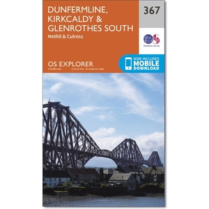 Map of Dunfermline,  Kirkcaldy & Glenrothes South