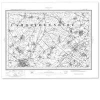 Ordnance Survey Cambridge 1896-1904