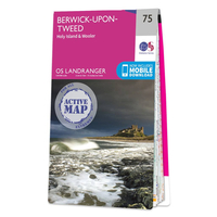 Ordnance Survey Map of Berwick-upon-Tweed,  Holy Island & Wooler