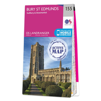 Ordnance Survey Map of Bury St Edmunds