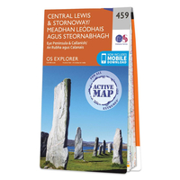 Ordnance Survey Map of Central Lewis & Stornoway