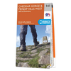 Ordnance Survey Map of Cheddar Gorge & Mendip Hills West