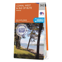 Ordnance Survey Map of Cowal West & Isle of Bute