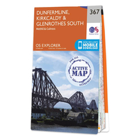 Ordnance Survey Map of Dunfermline,  Kirkcaldy & Glenrothes South