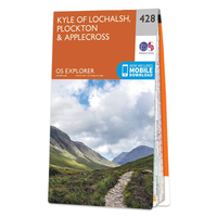 Ordnance Survey Map of Kyle of Lochalsh,  Plockton & Applecross