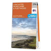 Ordnance Survey Map of Lancaster,  Morecambe & Fleetwood