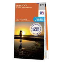Ordnance Survey Map of Liverpool St Helens,  Widnes & Runcorn