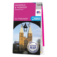 Ordnance Survey Map of Mansfield & Worksop