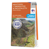 Ordnance Survey Map of Newtown & Machynlleth