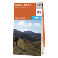 Ordnance Survey Map of Pentland Hills