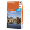 Ordnance Survey Map of Shrewsbury
