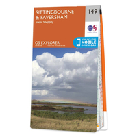 Ordnance Survey Map of Sittingbourne & Faversham