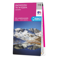 Ordnance Survey Map of Snowdon - Caernarfon