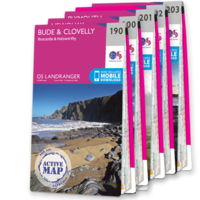 OS Landranger Cornwall map set