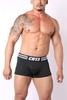 CellBlock13 Baseline Stretch Trunk - White Striped Polyester/elastane XL