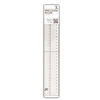 30cm Precision Ruler Metal Edge Inlay