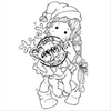 A Christmas Story Cling Stamp-Tilda With Little Rudolf