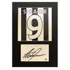 Alan Shearer Personally Signed Name and Number Shirt Batch & Signature Display