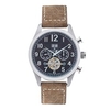 Constantin Weisz Automatic Watch with Genuine Leather Strap with Contrast Stitching