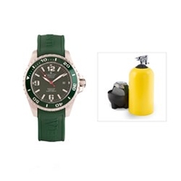 Constantin Weisz Gents Automatic Divers Watch with Helium Valve and Silicon Strap Plus Helium Bottle Style Box