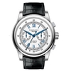 Constantin Weisz Gents Automatic Watch with Day,  Date and Month Indication with Crocodile Effect Leather Strap
