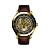 Constantin Weisz Gents Automatic Watch with Skeleton Dial and Genuine Leather Strap