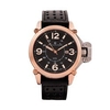 Constantin Weisz Gents Double Layer Dial Automatic Watch with Crown Guard and a Genuine Leather Strap