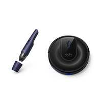 Eufy RoboVac G30 Verge Black with H11 Pure Handheld Vacuum - Blue