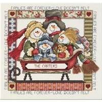 Families Are Forever Counted Cross Stitch Kit-9"X8-1/2" 14 Count