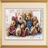 Gold Counted Cross Stitch A Row of Love by Dimensions