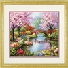 Gold Counted Cross Stitch Japanese Garden by Dimensions
