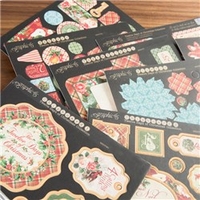 Graphic 45 12 Days of Christmas Die Cut and Accessory Collection