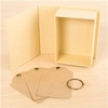 Graphic 45 Book Box with 3 Kraft Cards and 1 Binder Ring