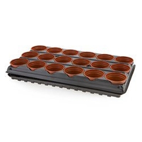Growing Set - Includes Growing Tray with 18 x 9cm Pots - Watering Tray and Capillary Matting