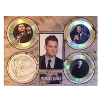 Michael Buble Framed Photo & 4 x CD Montage Display Personally Signed