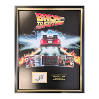 Michael J Fox in Back To The Future Framed Photo & Signature Display