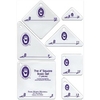 Perfect Patchwork Template-Set B - 4" Basic Square Set 7/Pkg