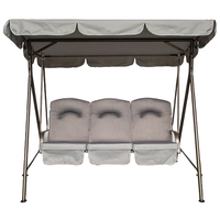 Quest Elite Naples Pro 3-Seater Swing with Adjustable Canopy and Removable Cushions