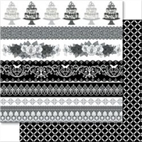 Ruby Rock-It Bella! Fusion Love Story Collection - 10 x Sheets of 12x12ins Double-Sided Scrapbooking Paper - Collage