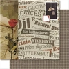 Ruby Rock-It Eklectique Collection - 10 x Sheets of 12x12ins Double-Sided Scrapbooking Paper - Old News