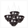 Set of 4 x 36cm (14in) Easy Fill Hanging Baskets - 8 Gates