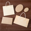 Set of 5 Wood and MDF Plaques in Assorted Shapes and Sizes