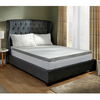 Starry Night 7.5cm Memory Foam Grey Edge Mattress Topper (Double)