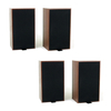 Steepletone Freedom Play Compact Wireless Link and Sync Bluetooth Speakers (4 Pack)