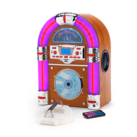 Steepletone Jive Rock Sixty Jukebox with Free CD Storage Case SDC24