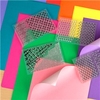 Ultimate Crafts Background Textures- Starry Mosaic,  Wire and Oil,  Checker and Chicken,  Jewelled Lattice and Pack of 50 A4 Topsy Turvy Cardstock