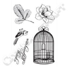 Ultimate Crafts Magnolia Lane Collection Stamp Set - Songbird