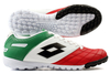 Stadio Potenza III 700 TF Kids Football Trainers White/Flag Green