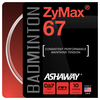 Ashaway ZyMax Badminton String - Single Set - White,  0.67mm