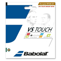 Babolat VS Touch Natural Gut 1.30mm Tennis String Set - Black,  1.30mm